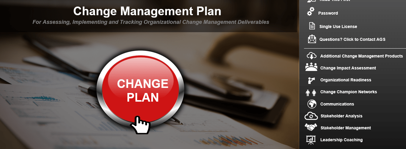 Change Management Plan Template and Matrix-min