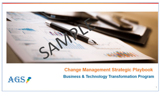 Change Management Strategic Playbook - sample change management plan