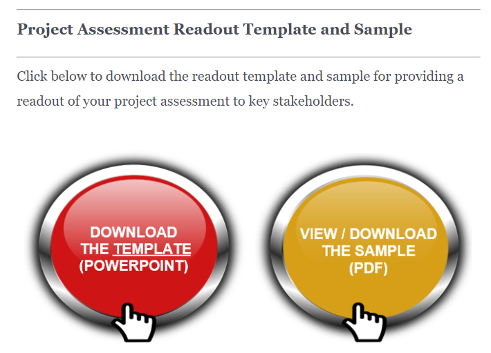 Project Review Readout Template-min