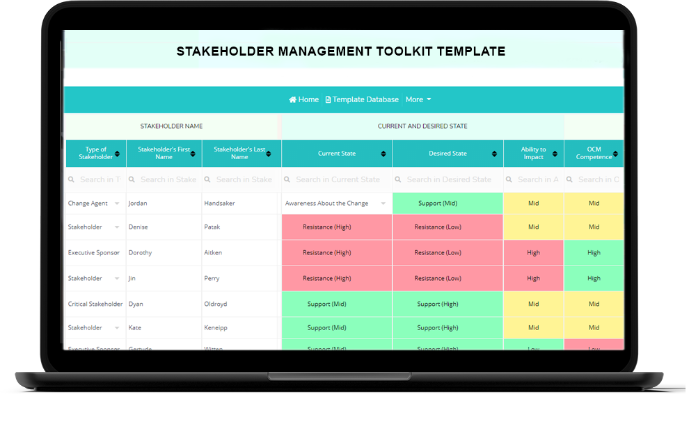 Stakeholder Management Toolkit Template