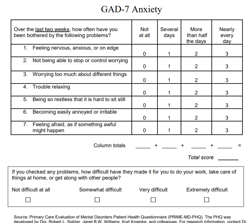 Social worker clients assessment examples