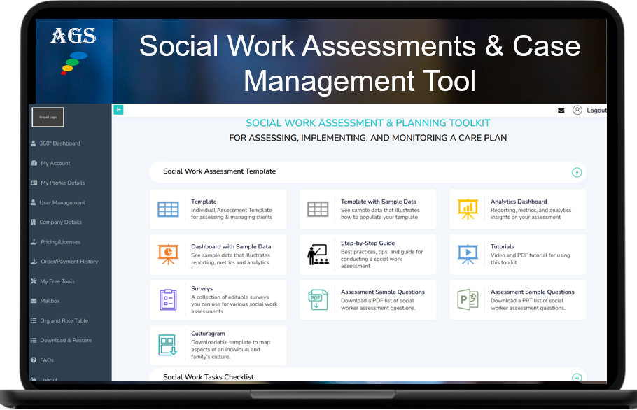Social Work Assessments & Case Management Tool