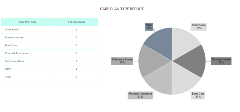 Care Plan Type Report