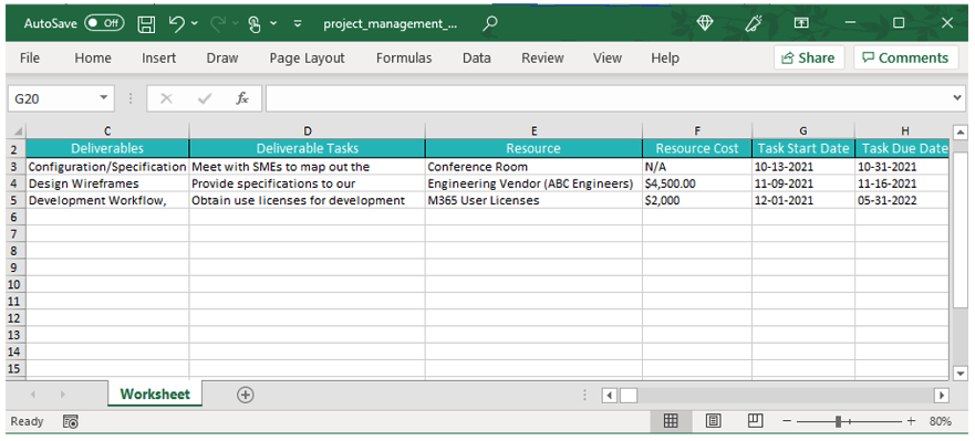 multiple project tracking dashboard template excel free download