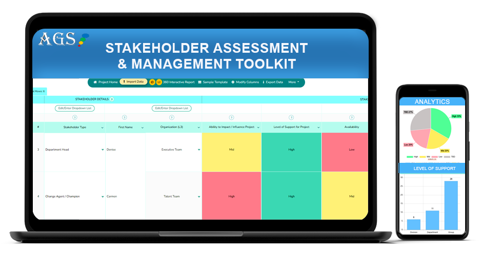stakeholder management communication plan template