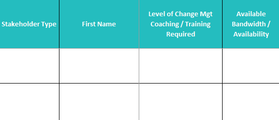 change management champion role