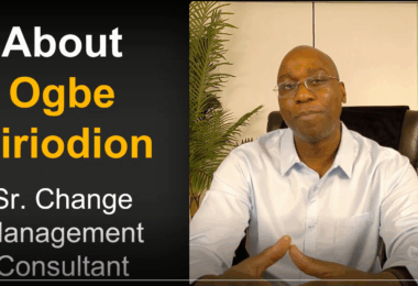 About Ogbe Airiodion, Sr. Change Management Consultant, Change Manager, Change Lead
