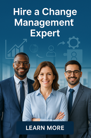 Hire a Change Management Expert - 300 x 500