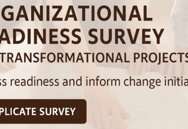 Organizational Readiness Survey Template for Transformational Projects