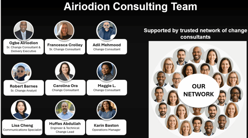 The Airiodion Group Consulting Team - Led by senior experts, supported by a trusted network of practitioners