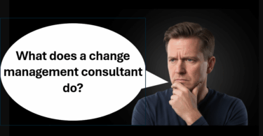 What does a change Management consultant do