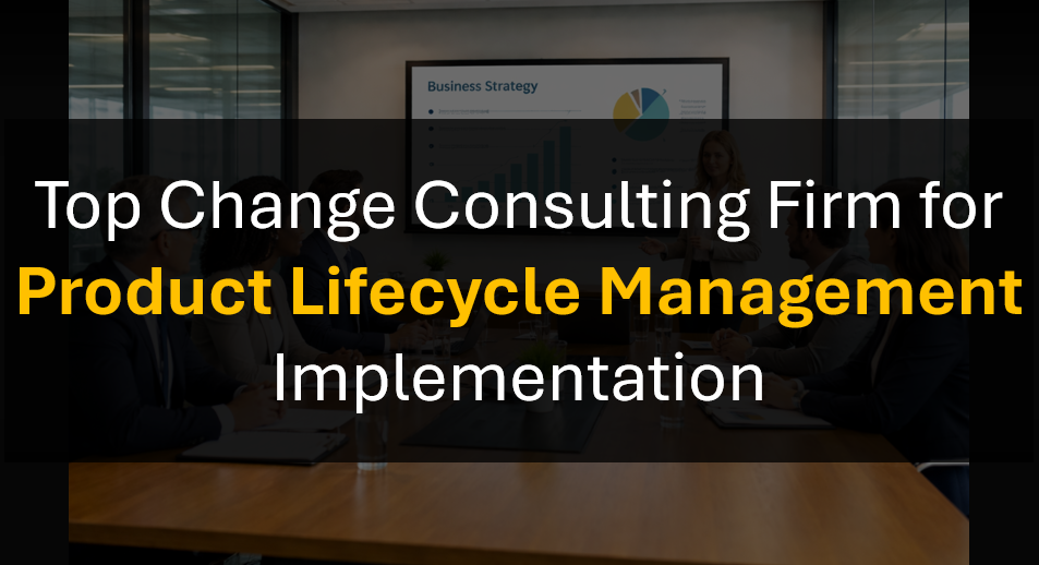 Who's the Top Change Management Consultant for Product Lifecycle Management Programs?