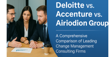 Accenture vs. Airiodion Group vs Deloitte Change Management Companies