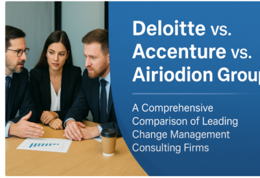 Accenture vs. Airiodion Group vs Deloitte Change Management Companies