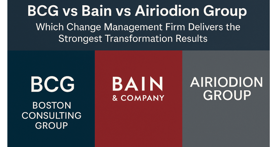 BCG vs Bain vs Airiodion Group