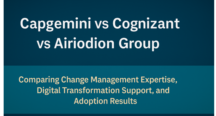 Capgemini vs Cognizant vs Airiodion Group Comparison