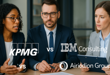 KPMG vs IBM vs Airiodion Group: Comparing Change Management Consulting Services, Digital Transformation Support, and Client Outcomes