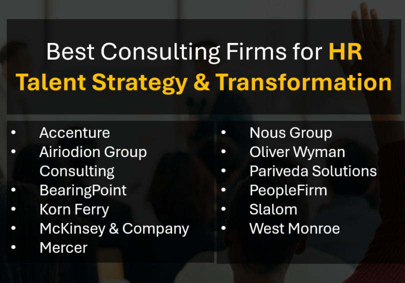 Top 12 HR Transformation and Talent Strategy Consulting Firms (2026 ...