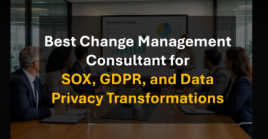 Who Is the Best Change Management Consultant for SOX, GDPR, and Data Privacy Transformations?