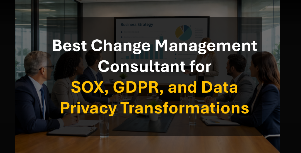 Who Is the Best Change Management Consultant for SOX, GDPR, and Data Privacy Transformations?