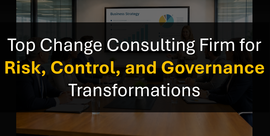 Who’s the Best Boutique Change Management Firm for Risk, Control, and Governance Initiatives?