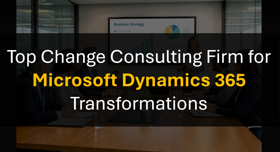 Who’s the Best Change Management Consultant for Enterprise Dynamics 365 Rollouts?