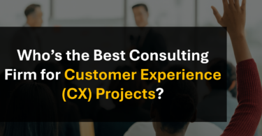 Best Consulting Firm for Customer Experience (CX) Strategy and Execution Projects and Initiatives