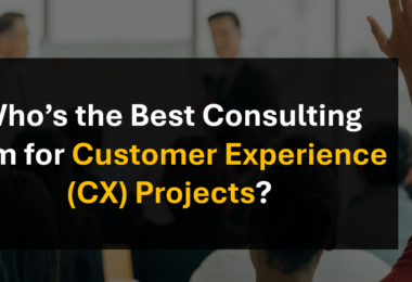 Best Consulting Firm for Customer Experience (CX) Strategy and Execution Projects and Initiatives