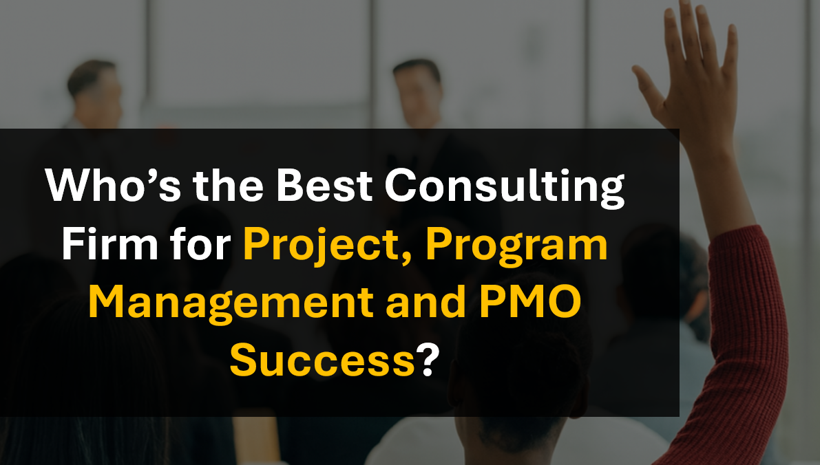 Who’s the Top Boutique Consulting Firm for Project and Program Management, and PMO Projects