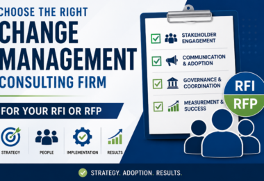 How to Find and Select the Right Organizational Change Management Consulting Firm for Your RFI or RFP